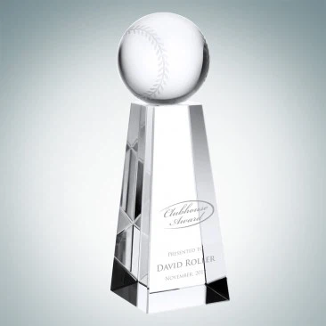 Customized Crystal Tennis Trophy