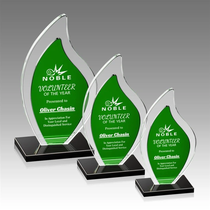 Custom Plaque Crystal Flame Trophies price