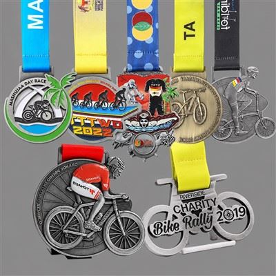 Custom Cycling Medals And Bike Race Medals