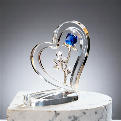 Crystal Heart Valentine's Day Gift