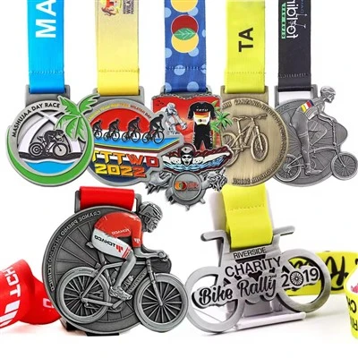 Custom Cycling Medals And Bike Race Medals