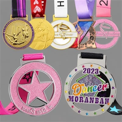 Custom Dance Award Medals With Personalised Ribbon